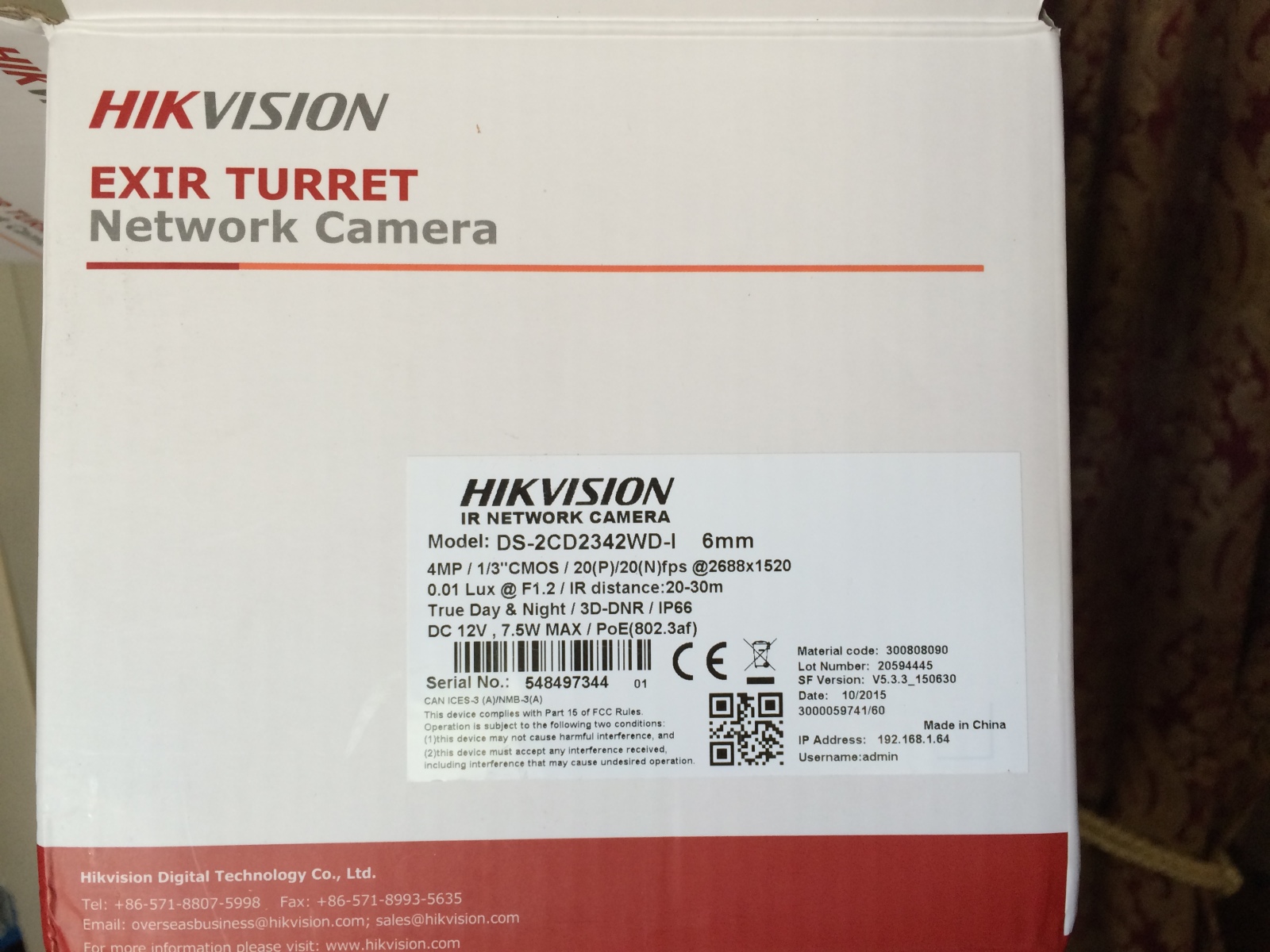 hikvision nvr serial number